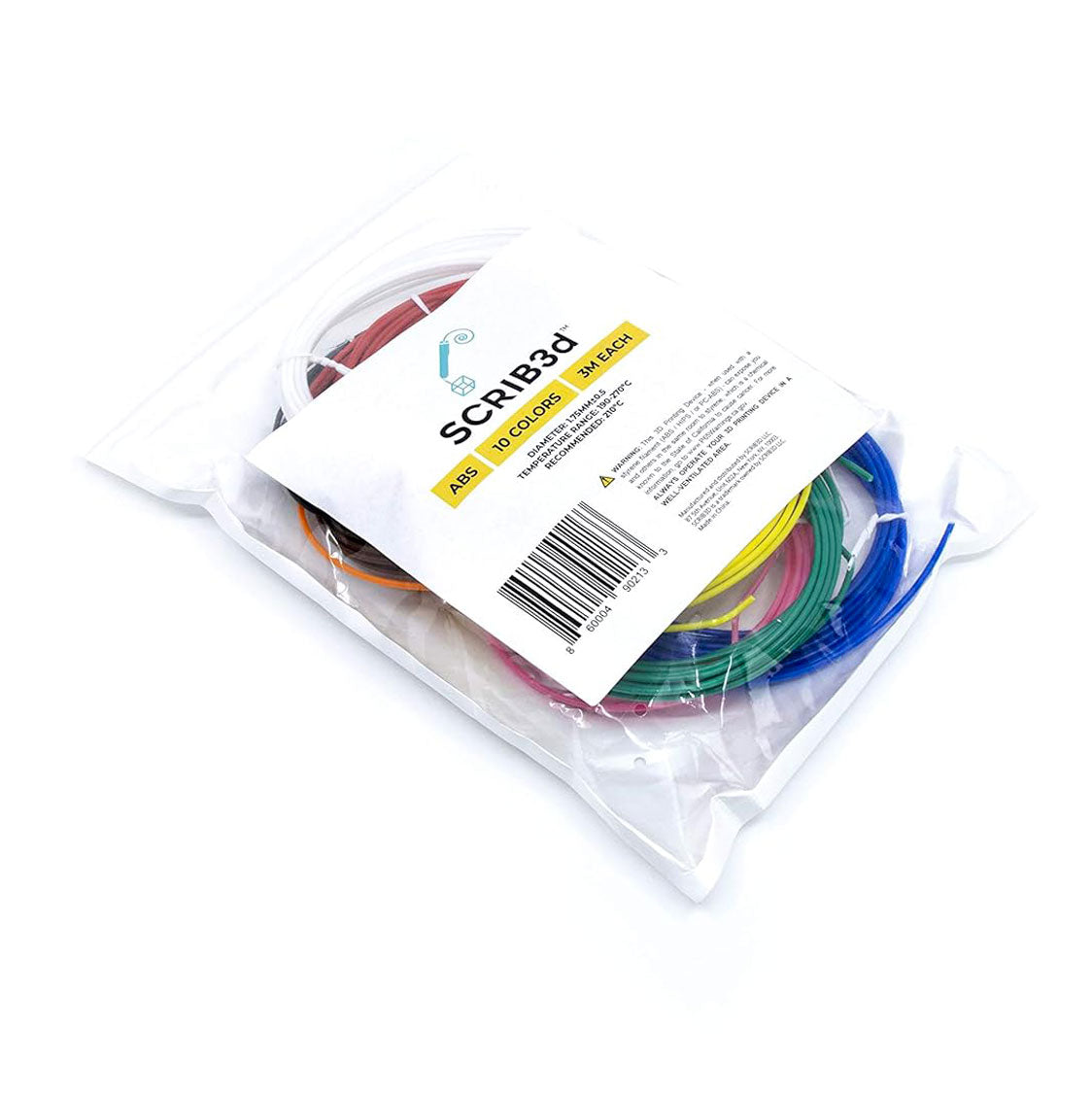 Scrib3D ABS Plastic Filament Refill Pack