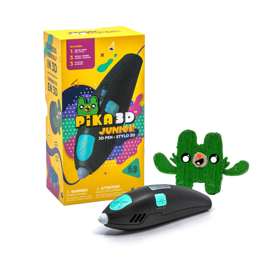 PIKA3D Super Stylo 3D - Comprend un stylo 3D, 4 couleurs de recharge de  filament PLA avec guide de pochoir et manuel d'utilisation en destockage et  reconditionné chez DealBurn